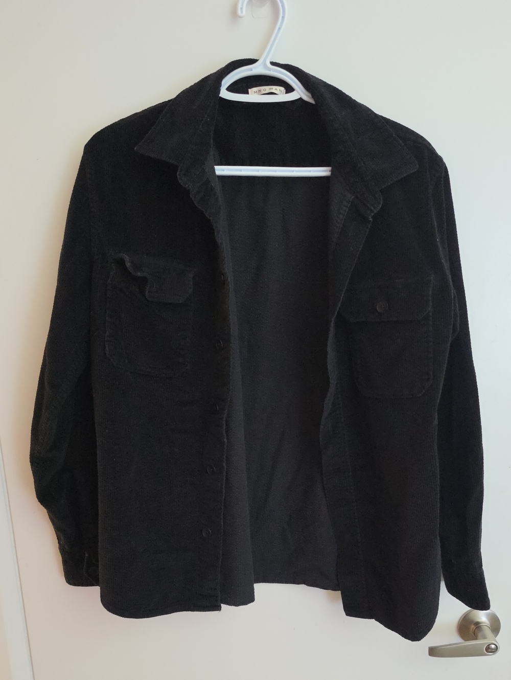 MNG MAN relaxed fit jacket Black Jacket Size Medium